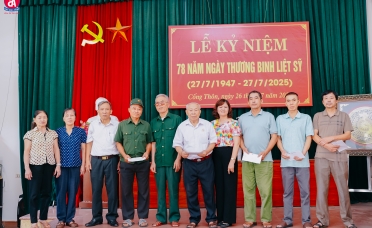 DUCANH BOND thăm hỏi, tặng quà các thương bệnh binh, gia đình chính sách nhân ngày Thương binh – Liệt sỹ 27/07/2025